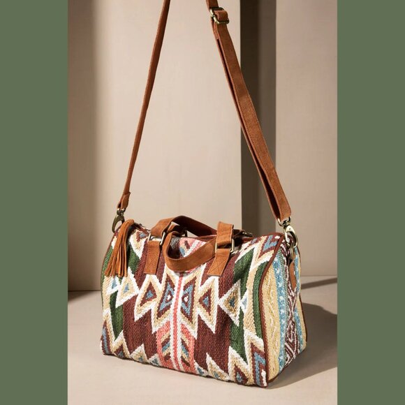 Eloise Boho Handwoven Bag - Picture 1 of 13